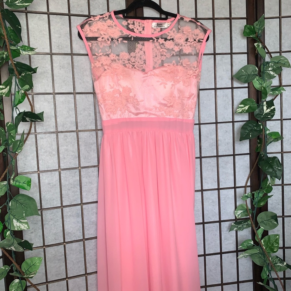 Pink Formal Maxi Dress